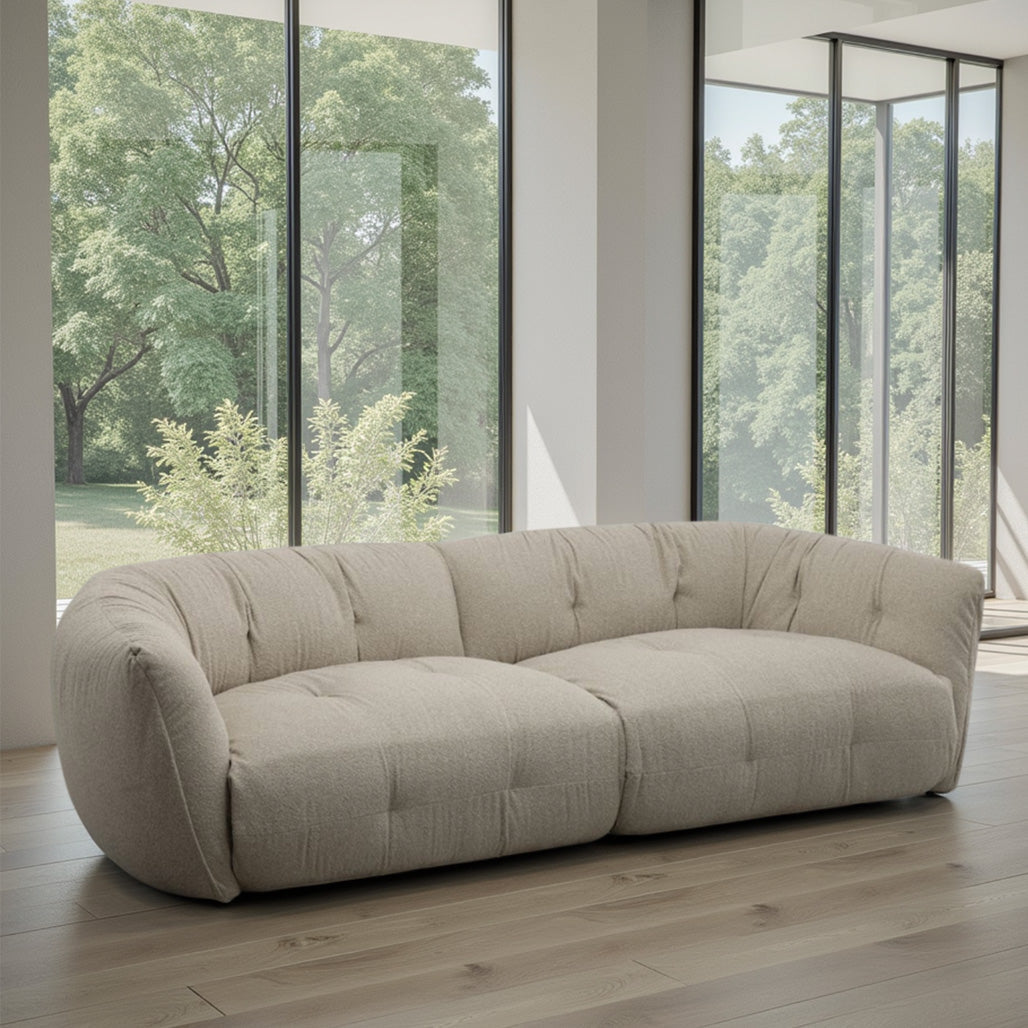 Saga Modern Stationary Sofa