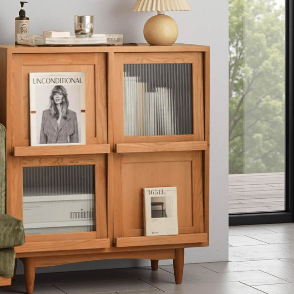 Anders Solid Wood Magazine Cabinet