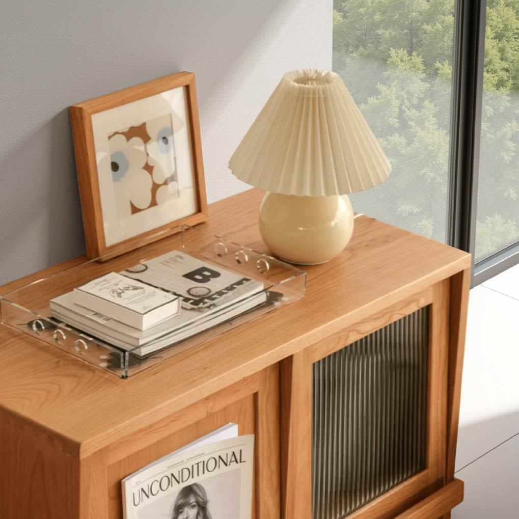 Anders Solid Wood Magazine Cabinet
