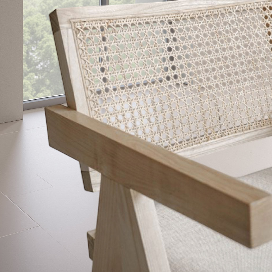 Runa Rattan Java Wood Chair