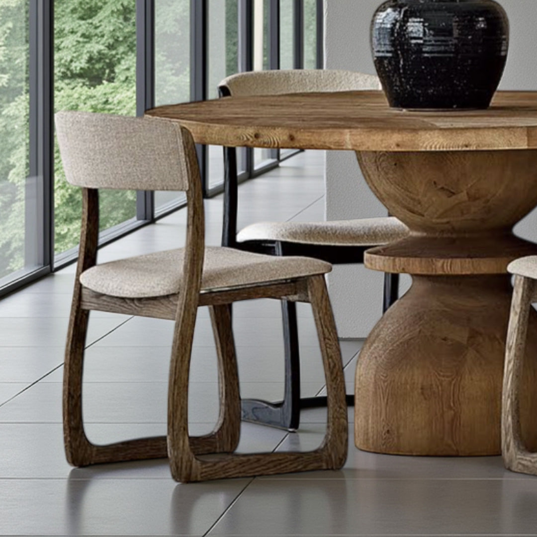 Frode Oak Wood Dining Chair