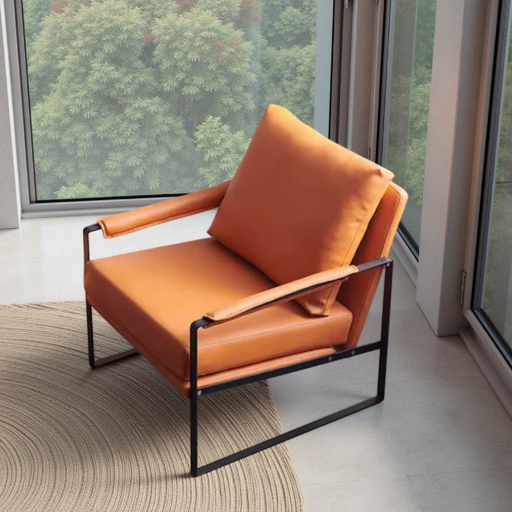 Henri Nordic Steel Armchair