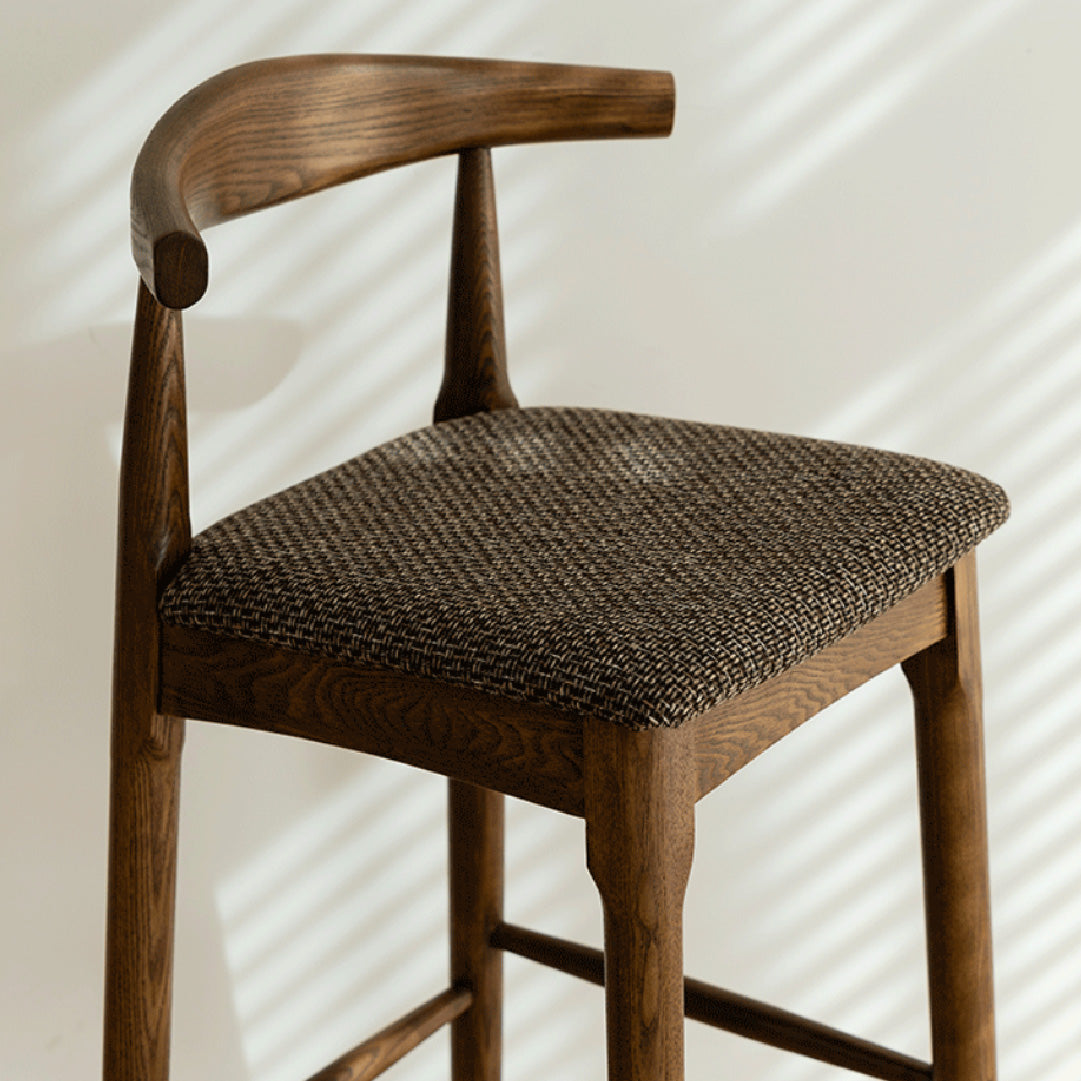 Ingrid Solid Wood Bar Stool
