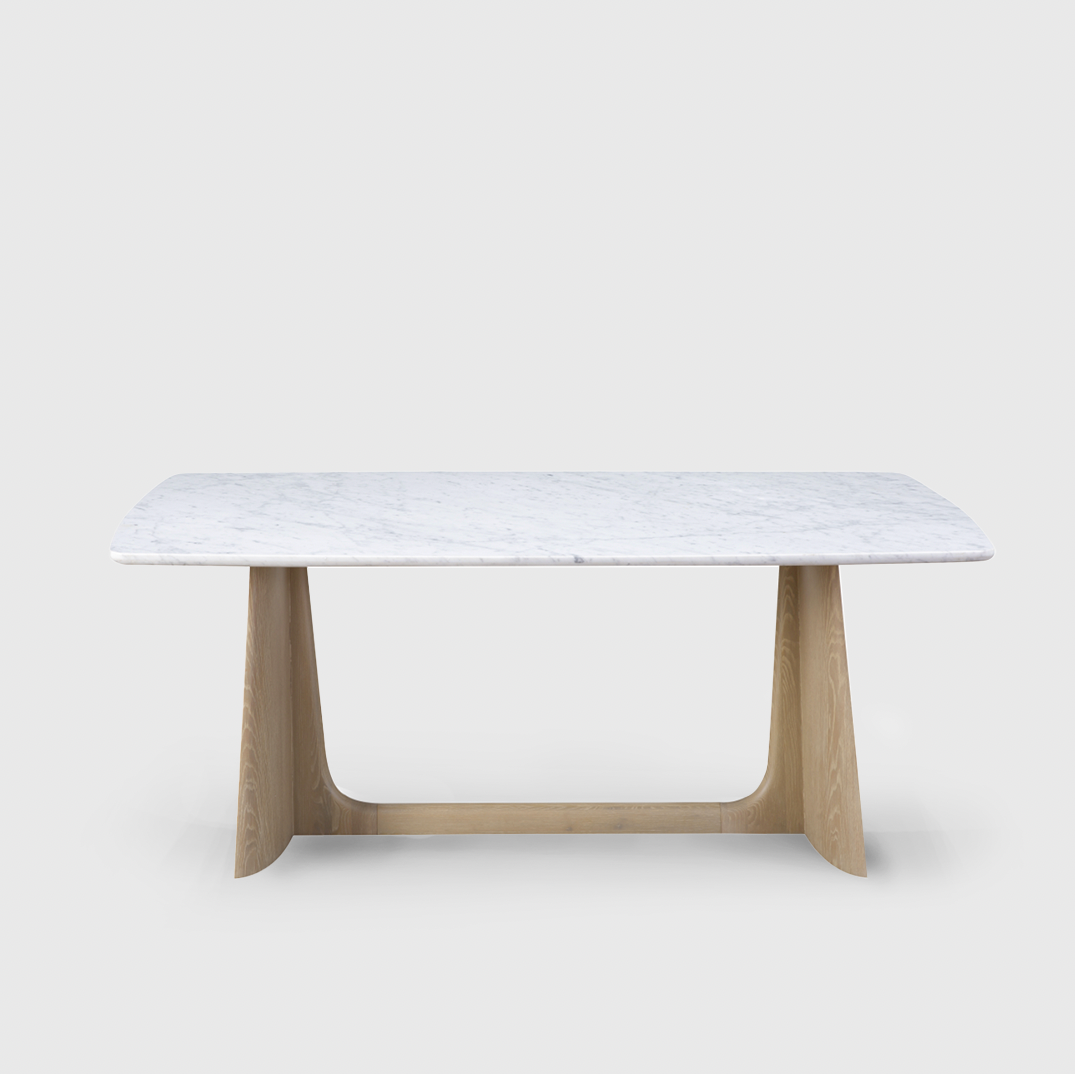Lunara White Oak Dining Table
