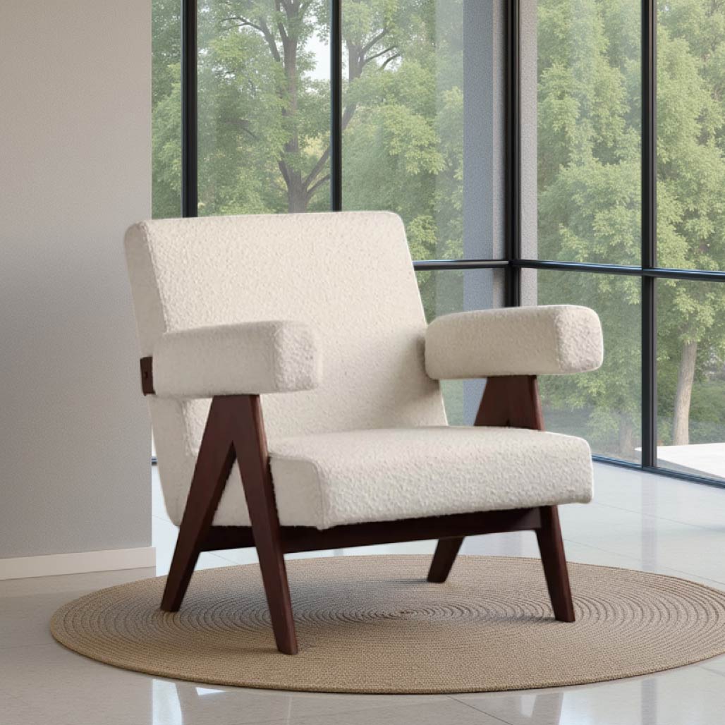 Viggo Retro Armrest Lounge Chair