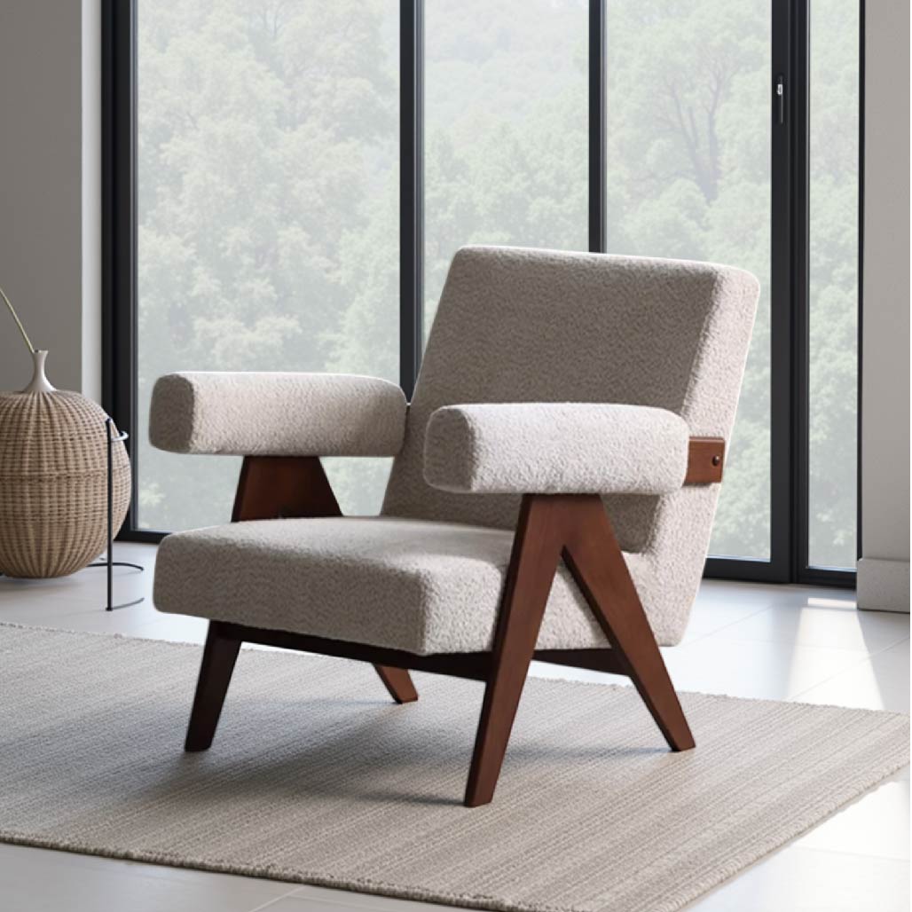 Viggo Retro Armrest Lounge Chair