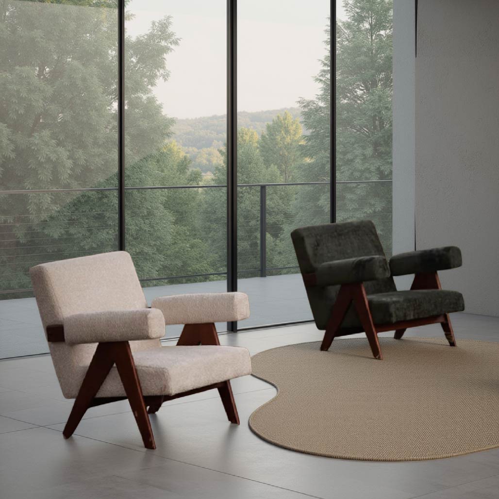 Viggo Retro Armrest Lounge Chair