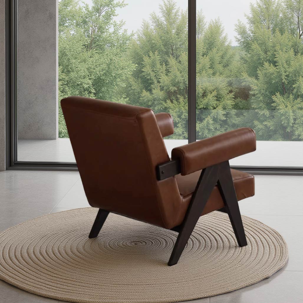 Viggo Retro Armrest Lounge Chair