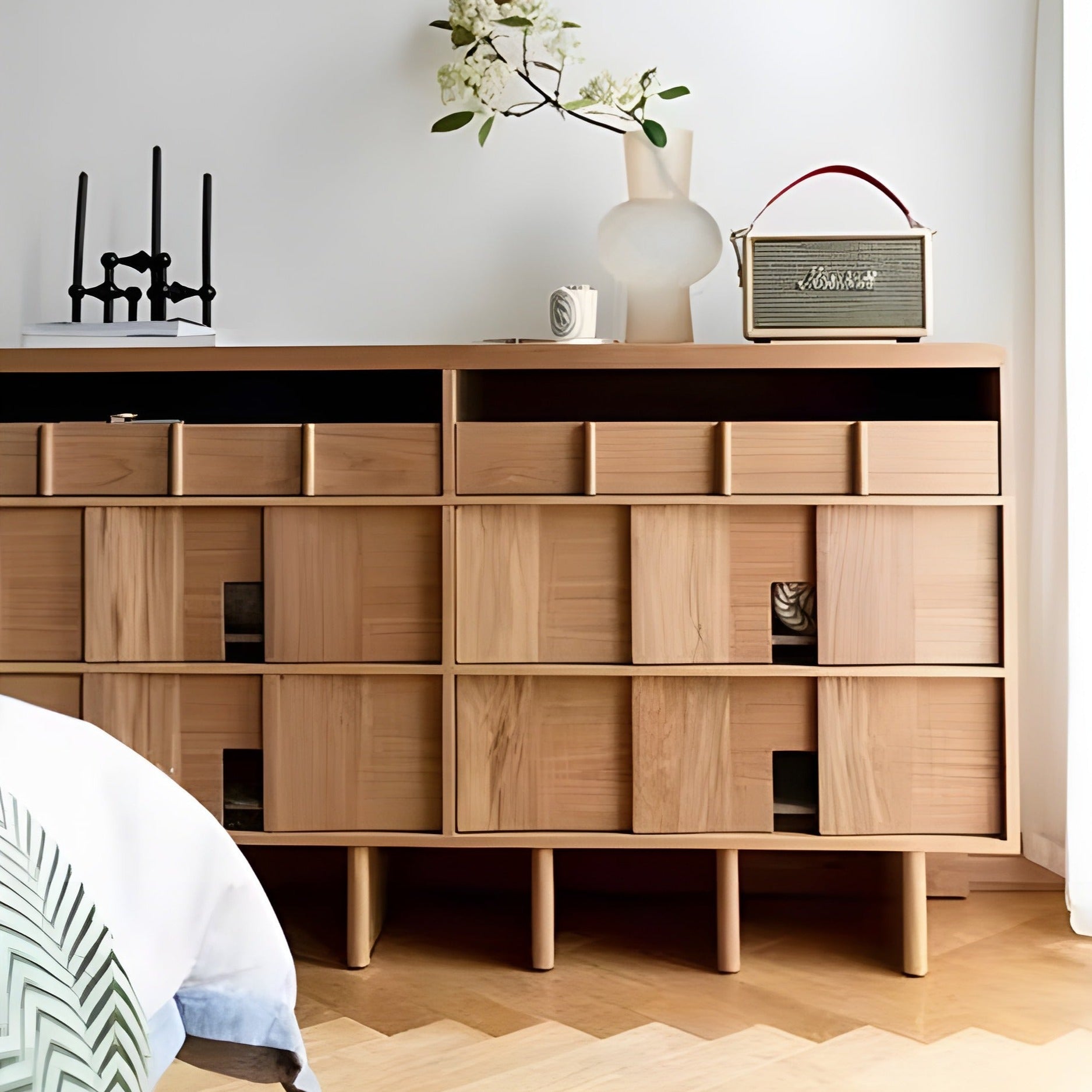 Finn Solid Wood Cabinet