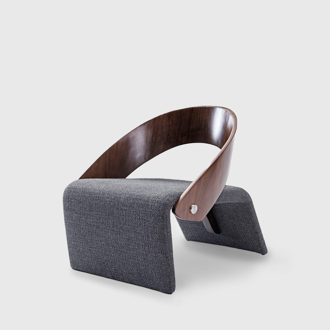 Arka Curved-Wood Lounge Chair