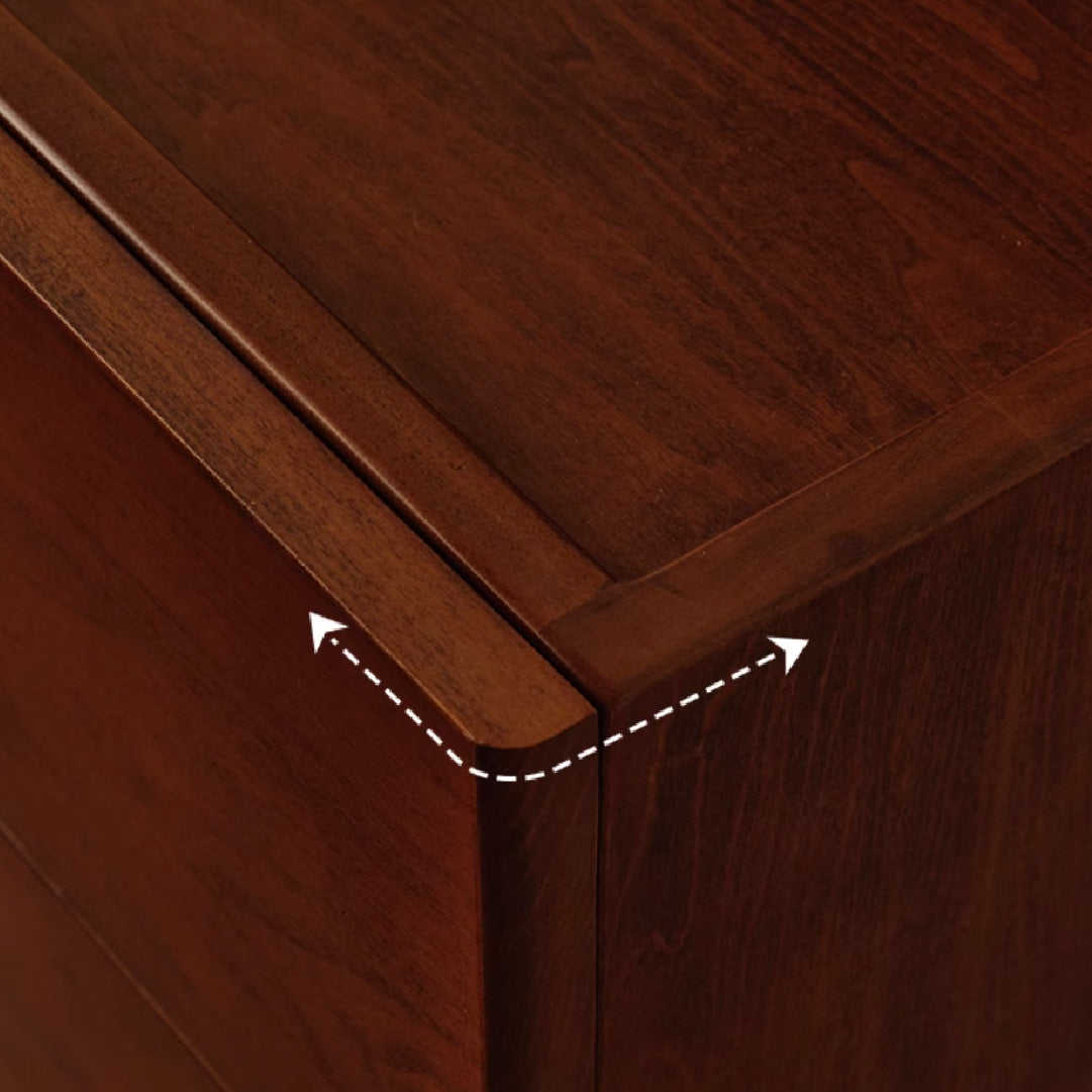 Maia Retro Multi Drawers Solid Wood Cabinet