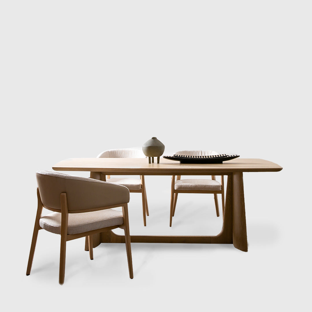 Lunara White Oak Dining Table